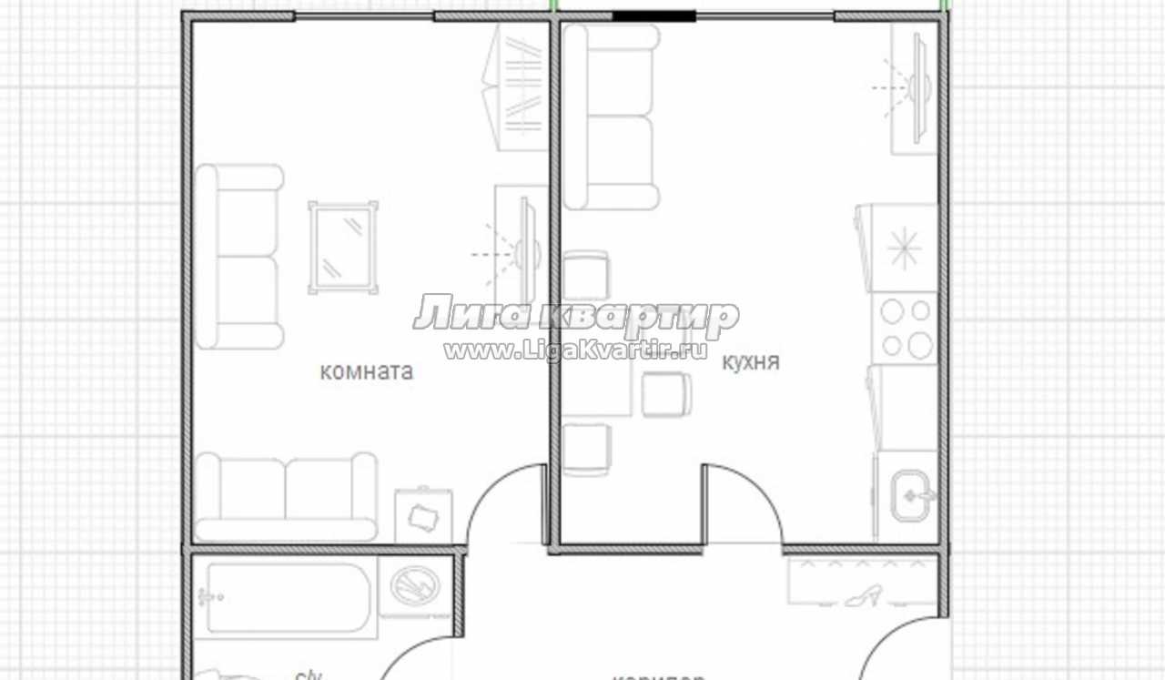 1-комнатная квартира посуточно за 1 200 в Тамбове, Северо-Западная улица,  16/4, объявление 185324