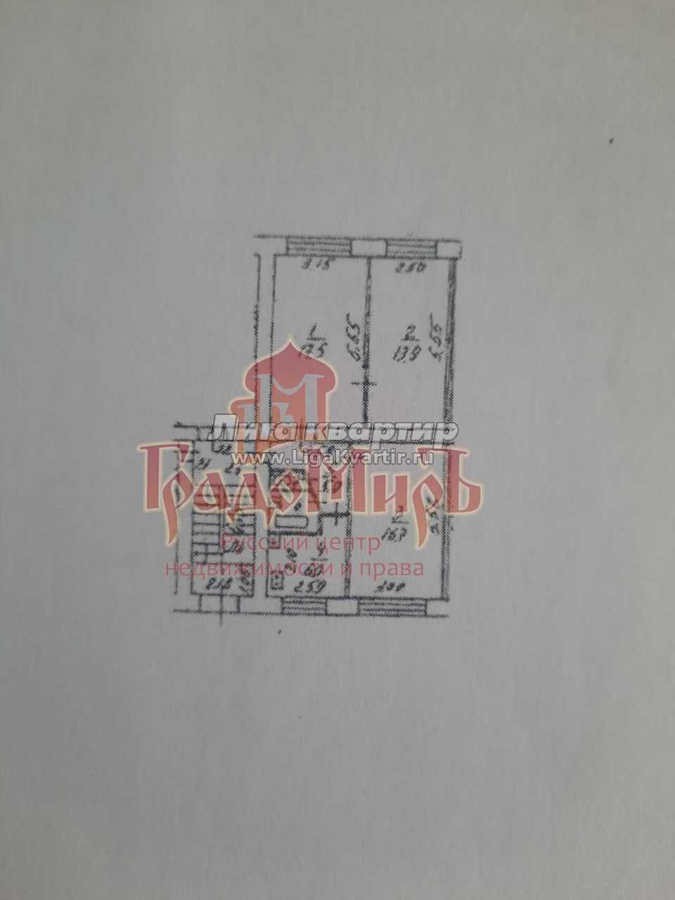 3-комнатная квартира, 62 м², купить за 5 550 000, Пушкино, 4-й Акуловский  проезд, 3, объявление 4451